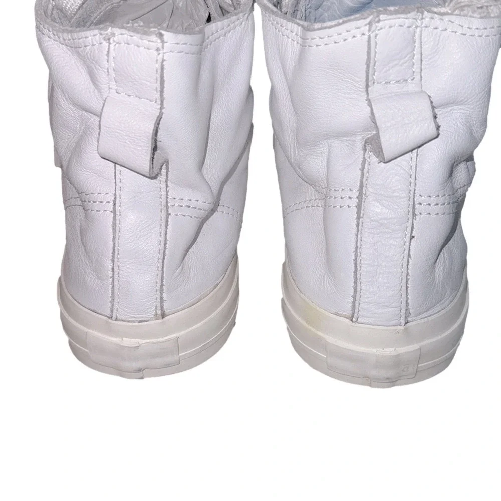 Adidas Nizza Leather Hi Top Sneakers White size 9